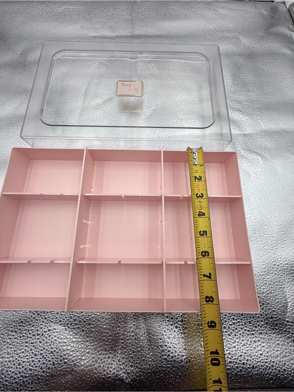 Vintage 1985 Mary Kay Glamour Shade Organizer 2204 Pink Storage Case Mary Kay